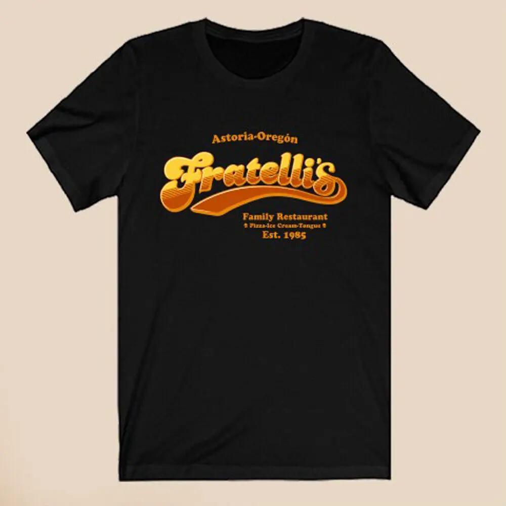 

The Goonies Fratelli's Restaurant Men's Black T-Shirt Size S-5XL