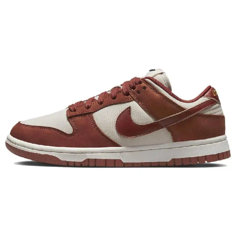 Nike Dunk Low LX Light Orewood Marrom Robusto Laranja Tênis feminino DZ2710-101