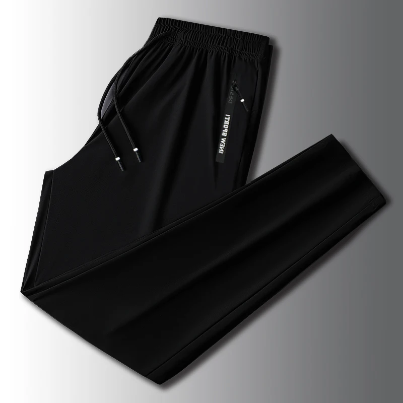 Pantalones deportivos minimalistas de felpa para hombre, pantalones casuales cálidos a prueba de viento, cintura elástica, bolsillo de Color sólido,