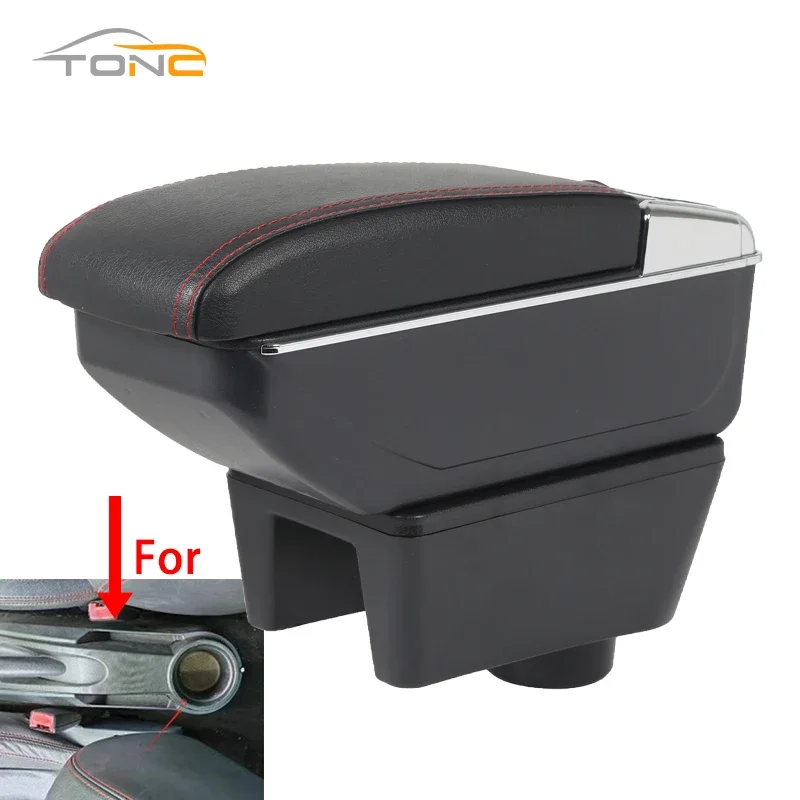 

Подлокотник для Seat Ibiza для Ibiza MK4 IV 6J, ящик для хранения консоли салона автомобиля, центральный подлокотник 2008 2009 2010-2017, автомобильные аксессуары