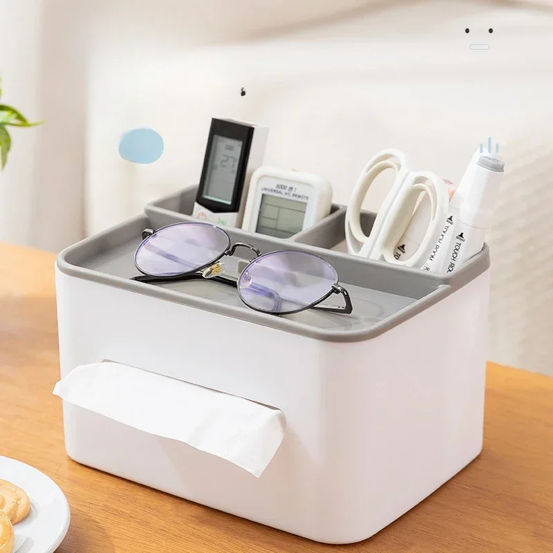 

Desktop Remote Control Storage Dustproof Paper Box, Car Mounted Home Living Room Coffee Table, Simple and Creative Multifunction