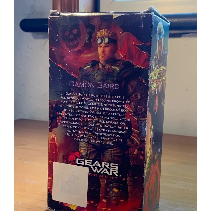 شخصية جندي جيرس أوف وور سيريز RAAM General Orc، عنصر عتيق مع ختم، شخصيات الحركة ألعاب الأطفال هدايا عيد الميلاد