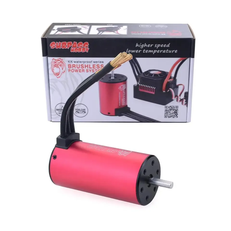SUR PASS HOB BY KK 3674 Waterproof Metal Brushless Motor RC 1/10 1/8 Drift Racing Buggy Truck Off-road Car Model Upgrade Parts