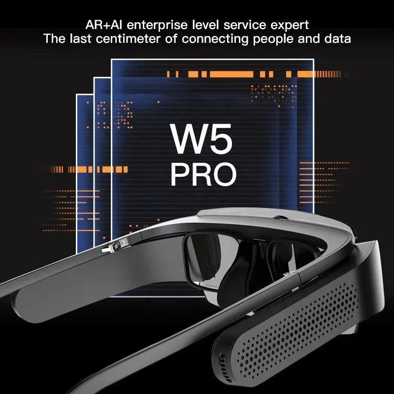 Wholesale New Type Remote Support AR VR Smart Glasses with Face Detection Iot Solutions Software Eyeglasses Camera MR Hardware