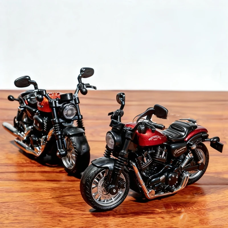 1/14 juguetes para motocicleta, modelo de coche de aleación de simulación con sonido y luz, coche de juguete extraíble, juguetes, pasatiempos, modelado de vehículos fundidos a presión