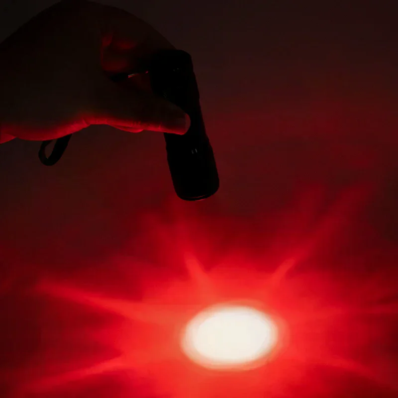 Red LED Flashlight Infrared Vein Imaging 625nm Red Light 9 LED Torch Vein Finder