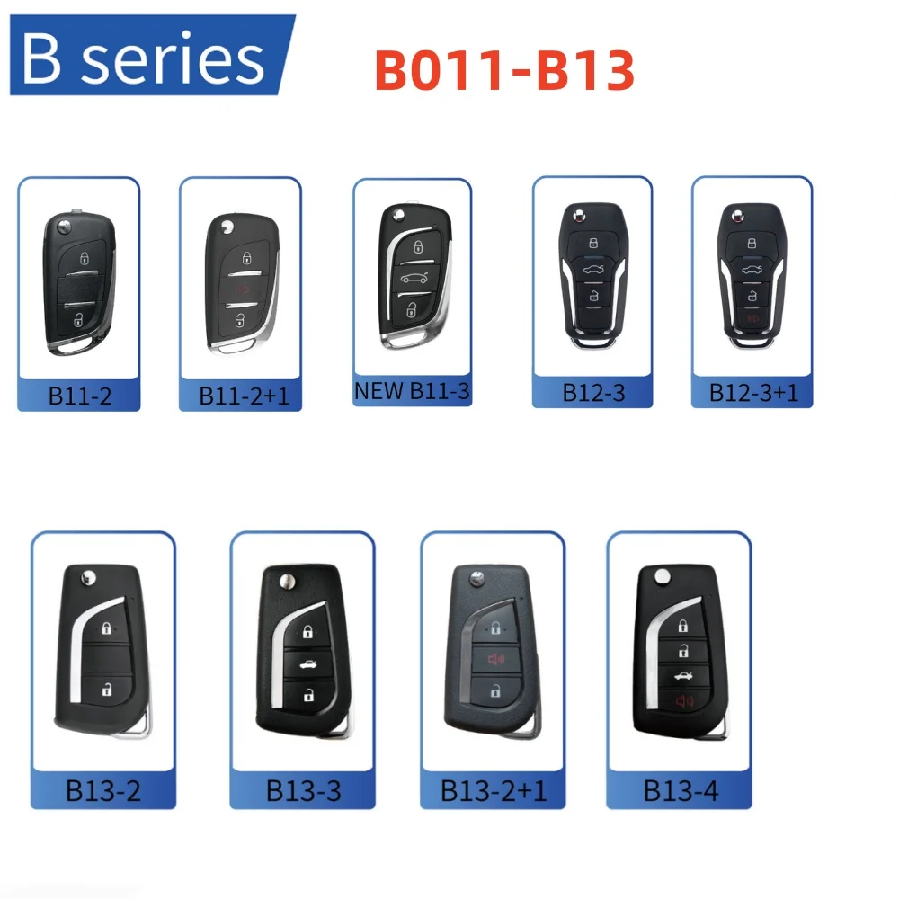 5 pieces /lot KEYDIY KD Universal Car Flip Remote Wired Key B07 B08-3 B09-3 B09 3+1 B10 2 B10 2+1 B10 3+1