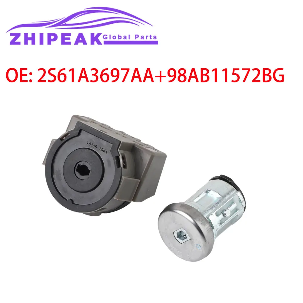 Ignition Switch Lock Barrel Cylinder 2S61A3697AA 98AB11572BG 98AB-11572-BG For Ford Transit Mk7 S C B-max Fiesta Fusion Focus
