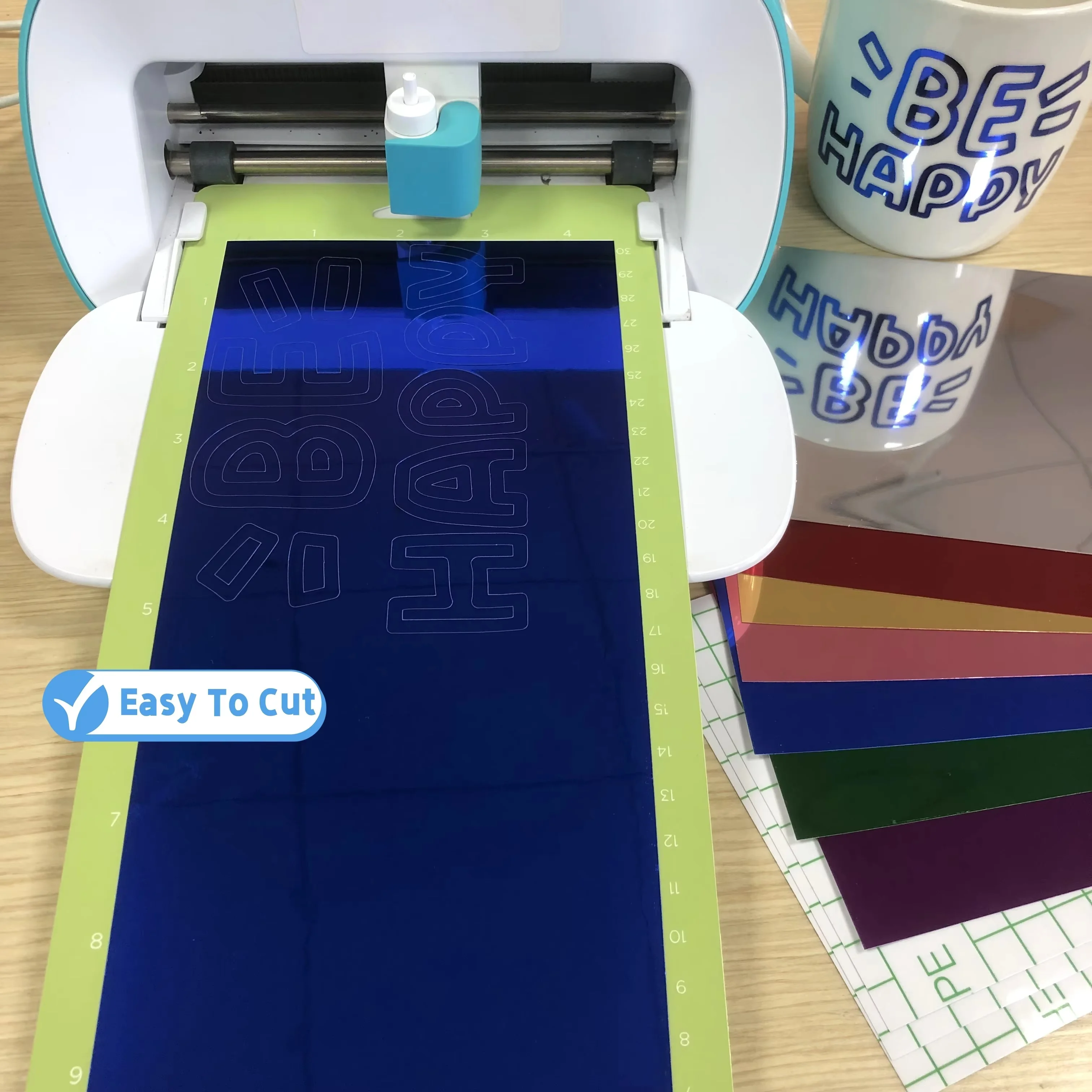 14-pack Metal Permanent Adhesive Vinyl & Transfer Film. for Cricut Joy/Cricut Maker3/Maker/Explore3/Explore Air 2 Machines