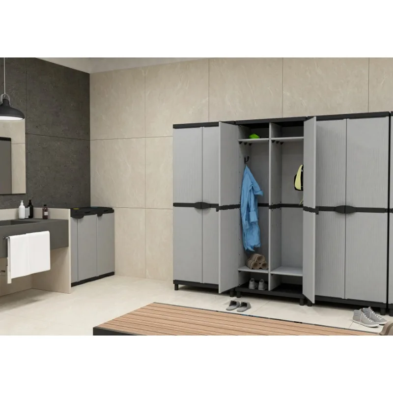 

100% Italian Made Modular Design Plastic Closet Wardrobes Easy-to-Assemble Indoor/Outdoor Garage Patio Outdoor Furniture Storage