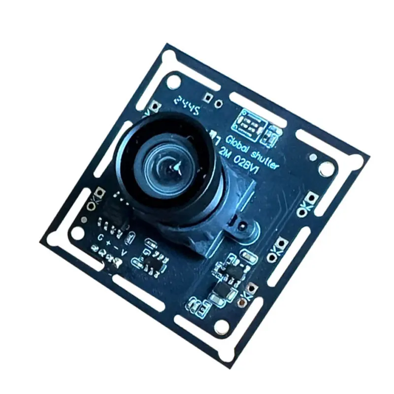 

2MP Color Global Shutter USB Camera Module 60fps 180FPS 70 Degree Distortion Free Webcam for windows Android Liunx 1/2.9 OG02B10
