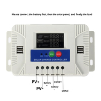 Outdoor Solar Charging 30A Solar Controller Fully 3-stage Charge Management Over-load Protection Over-Load Protection