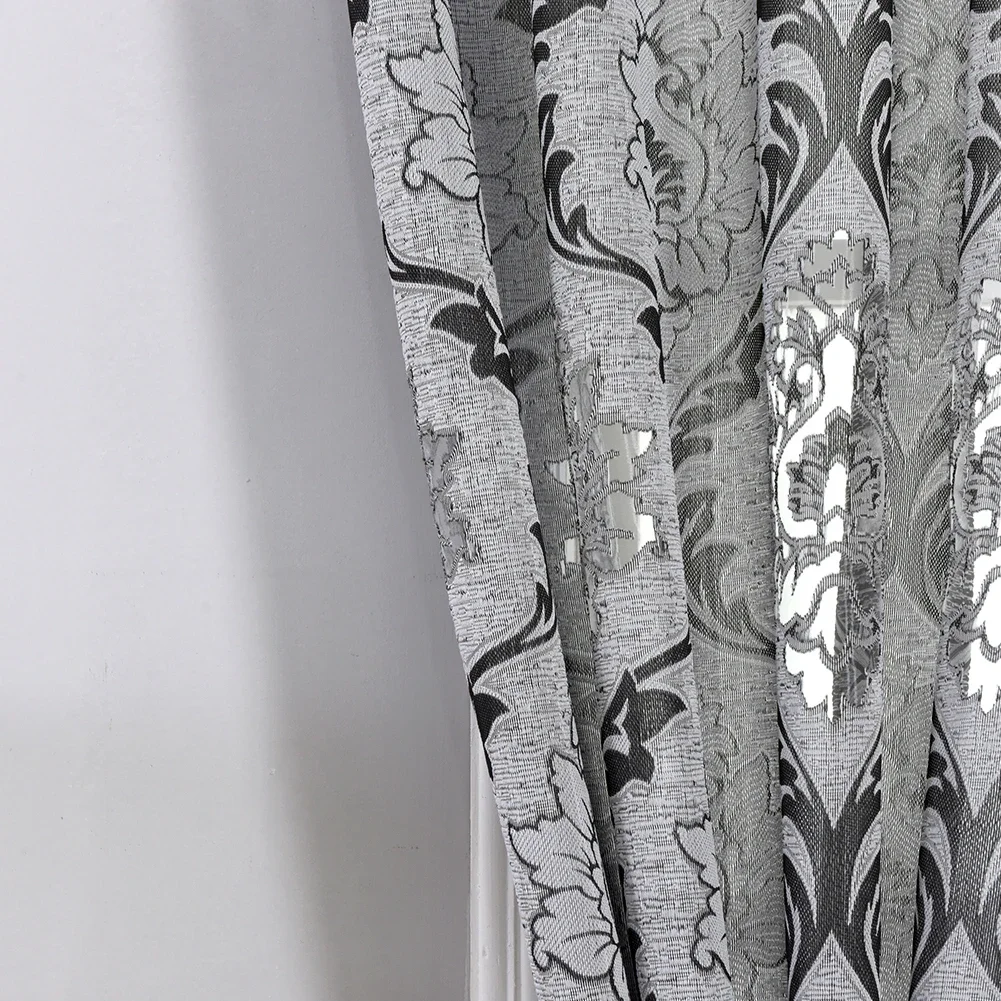 ستارة قصيرة للمطبخ للعام الجديد من NAPEARL أقمشة نافذة من القماش الرمادي لستائر عيد الميلاد لوحات منزلية مزخرفة ريفية