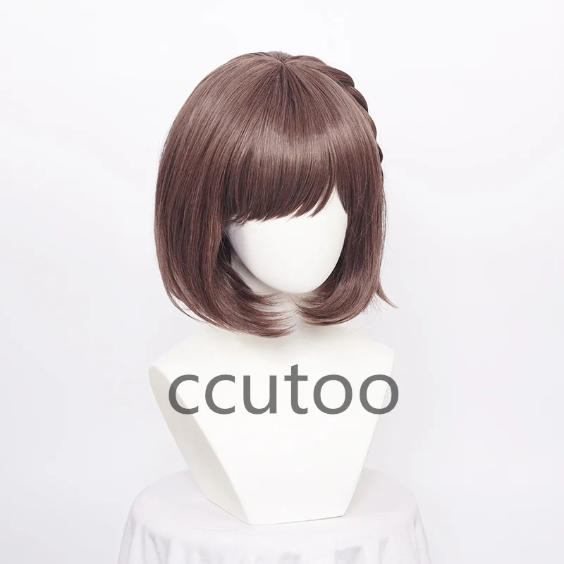 ccutoo Synthetic Anime Project Sekai COLORFUL STAGE! Cosplay Wig Shinonome Ena Wig Short Halloween Party Wigs Styled Braid