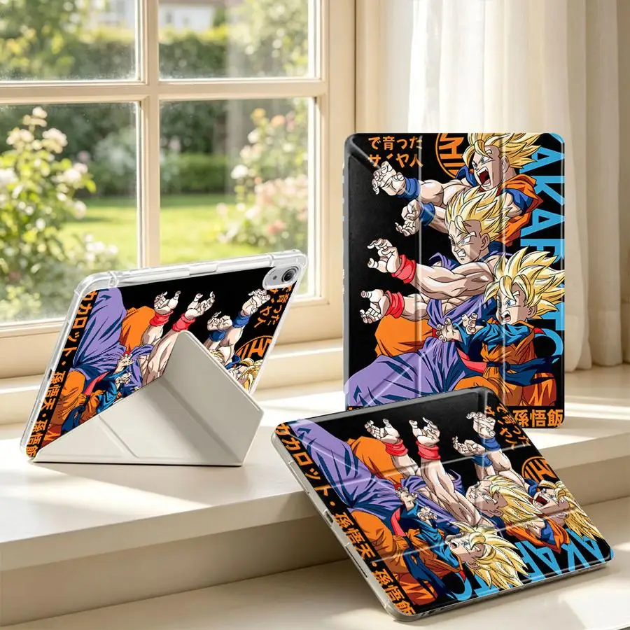 DragonS BallS Super Tablet Case For Samsung Galaxy Tab S10 Lite A11 A8 S8 A9 Plus S7 FE S9 Plus With Pen Slot Cover