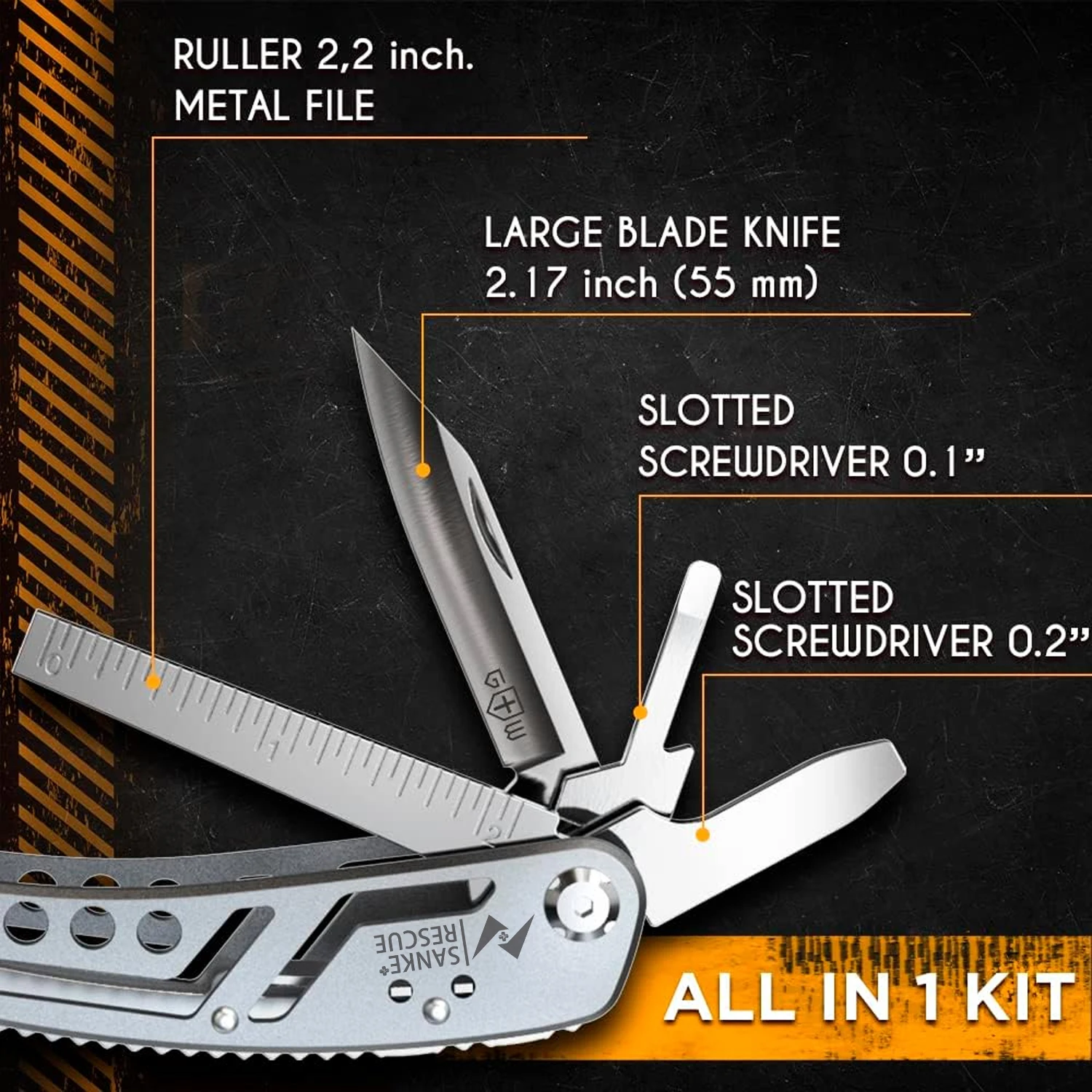 Construction Tools Multifunction Tool Sale Multilayer Pipe Press 3d Metal Puzzle Pliers Multitool Cuier Knife Foldable Edc Hand