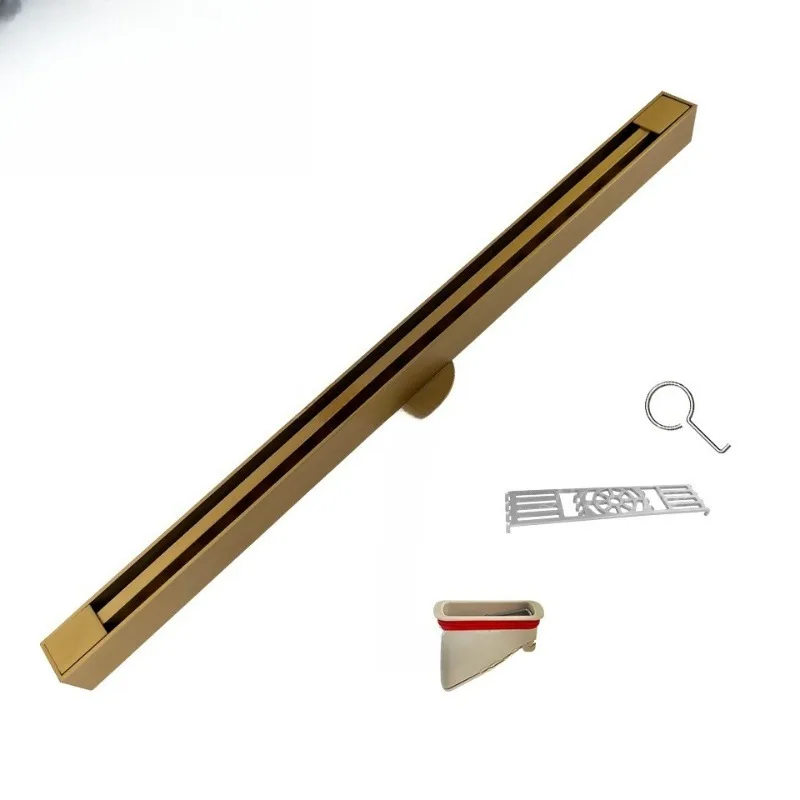 304 stainless steel extremely narrow invisible deodorant sewer light luxury bathroom bathroom shower room toilet floor drain