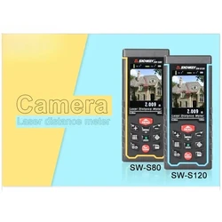 SNDWAY Laser Distance Meter Tape measure Digital Camera Function Laser Range Finder Tape Angle Tool Laser Rangefinder