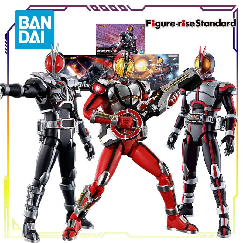 

BANDAI Original Figure-rise Standard Kamen Rider Faiz Series Faiz Anime Action Figure Assembly Model Toys Model Gifts for Boys