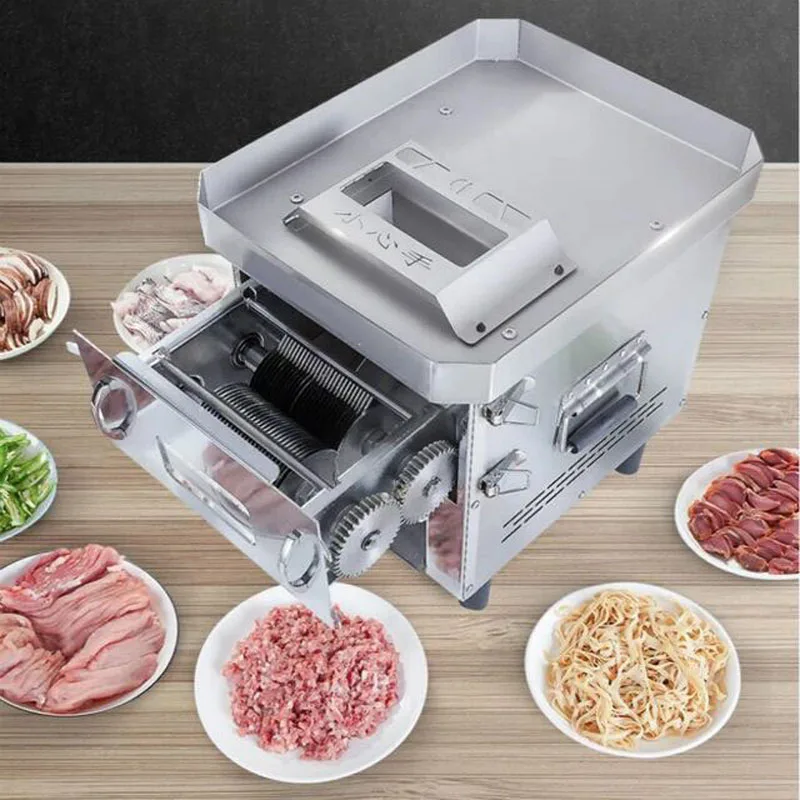 Home Electric Meat Dicing Vegetables Cutter Machine High-end Meat Slicer Fresh Meat Strip Cutter Dicing machine