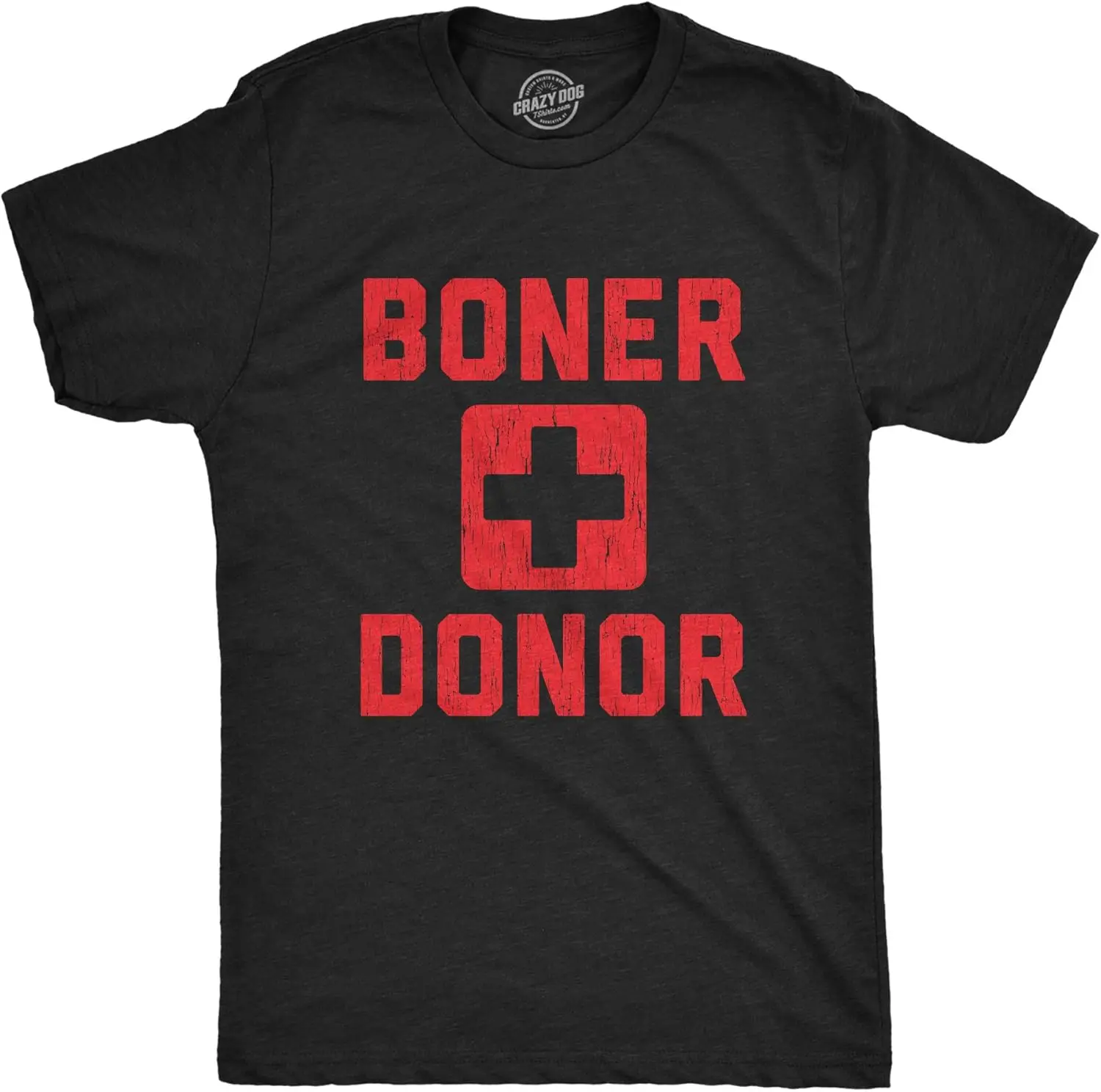 Mens Boner Donor Tshirt Funny Sarcastic Sex Erection Graphic Novelty Tee