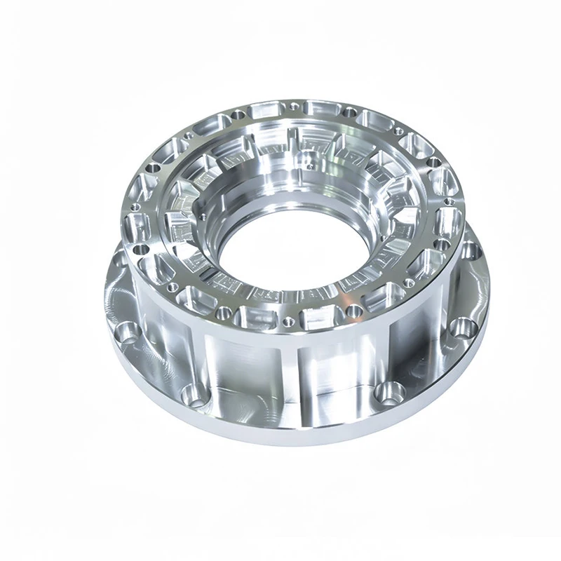 CNC Machined Polished Aluminum Double-layer Flange Hub