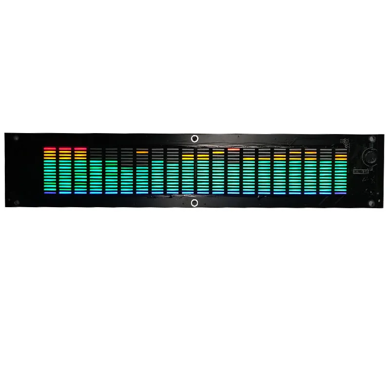 LED2015 music spectrum level light multi-mode DSP equalizer EQ voice-activated pickup color acrylic shell