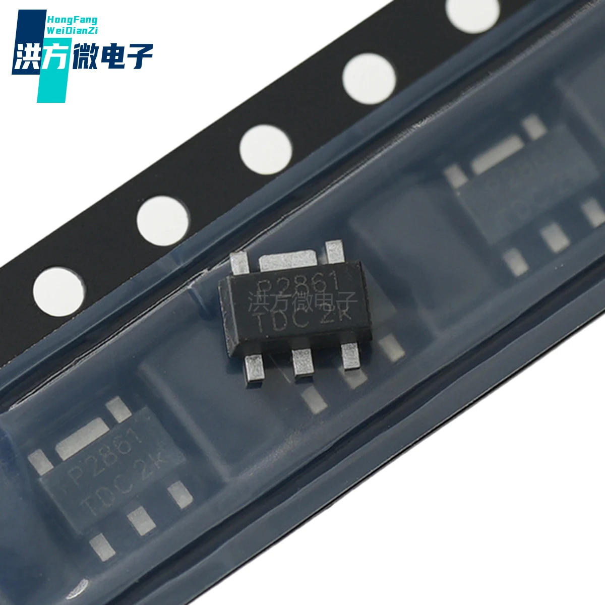 10PCS original P2861 LED driver DC-DC regulator channels 1 233kHz~1MHz 6V~40V SOT-89-5 PAM2861CBR PAM2861 2861