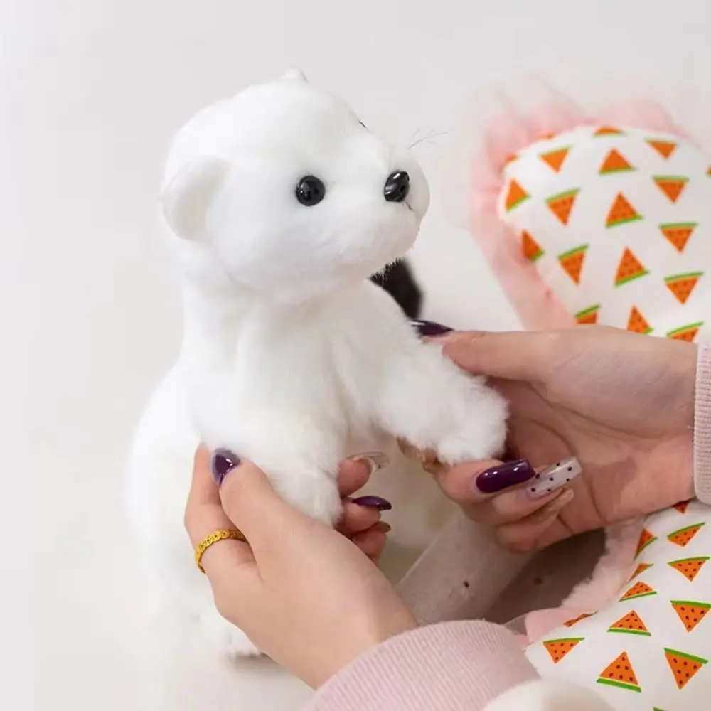 Creative Stuffed Weasel Rat Realistice Simulation Weasel Lovely Cartoon 20CM Animals Ferret For Boys And Girls