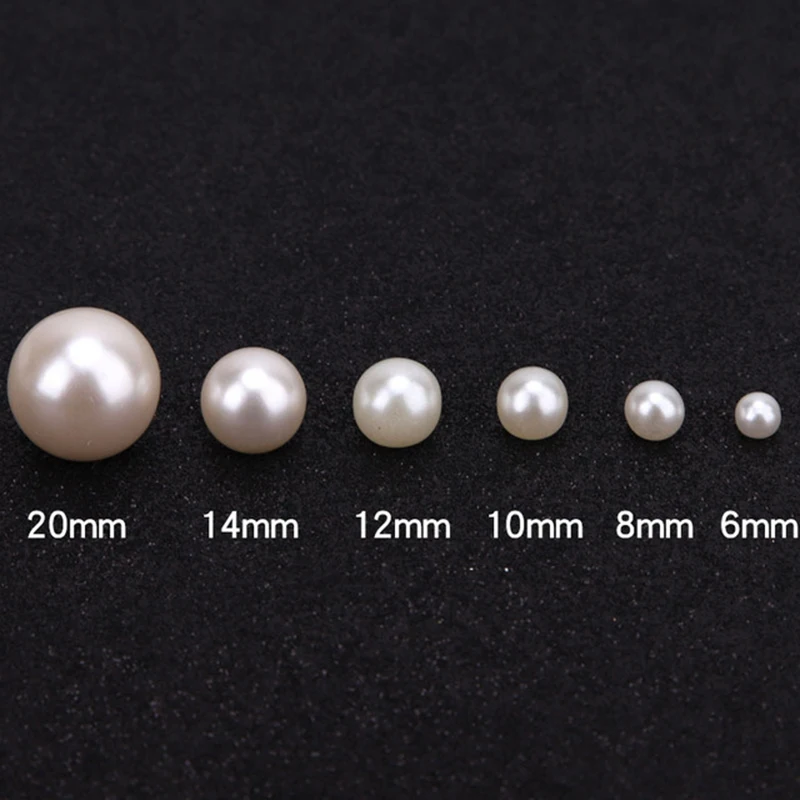 Plastic Pearl Shirt Buttons Mini Cheongsam Button For Clothing Woman Kids Sweater Cardigan Decor Handmade Sewing DIY Hair Ribbon