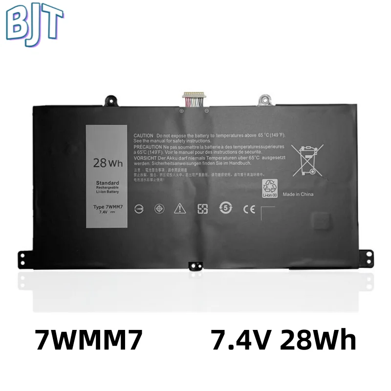 7.4V 28Wh New 4 Cell Lithium Laptop Battery 7WMM7 For Dell Venue 11 Pro Keyboard Dock D1R74 RTY89 CFC6C DL011301-PLP22G01