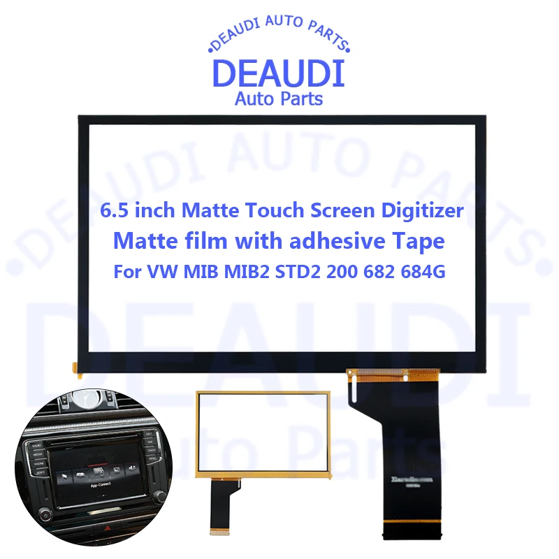 2024 6.5 Inch 40 Pin Glass Touch Screen TDO-WVGA0633F00039 WVGA0633F00045 For VW MIB 200 Car Multimedia Player Navigation Radio