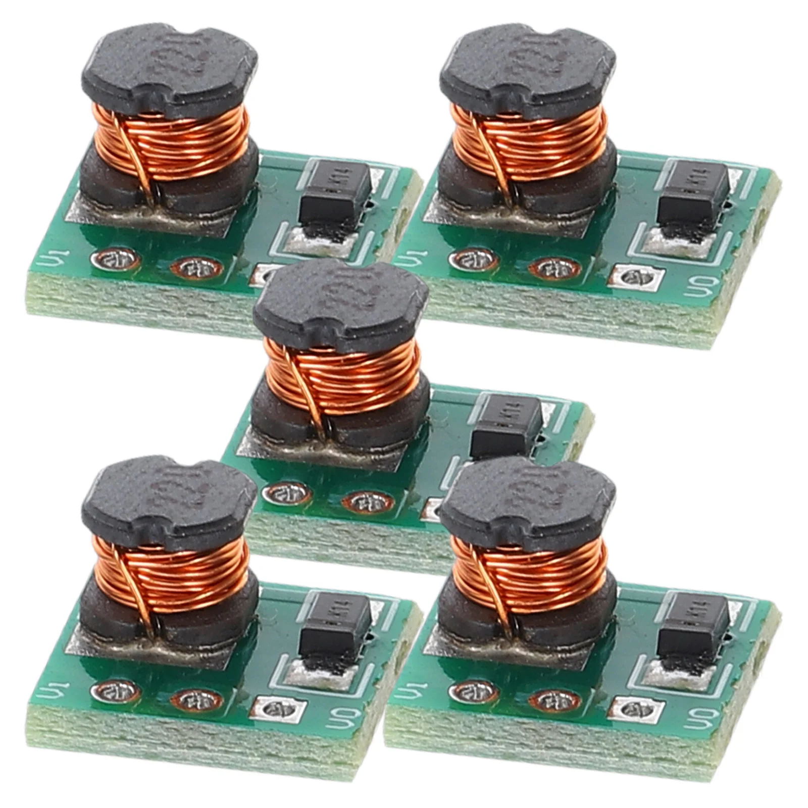 

5Pcs Step Up Voltage Regulator Board Premium Pcb Material Dc-Dc Boost Converter Power Supply Module Stable Connection Voltage