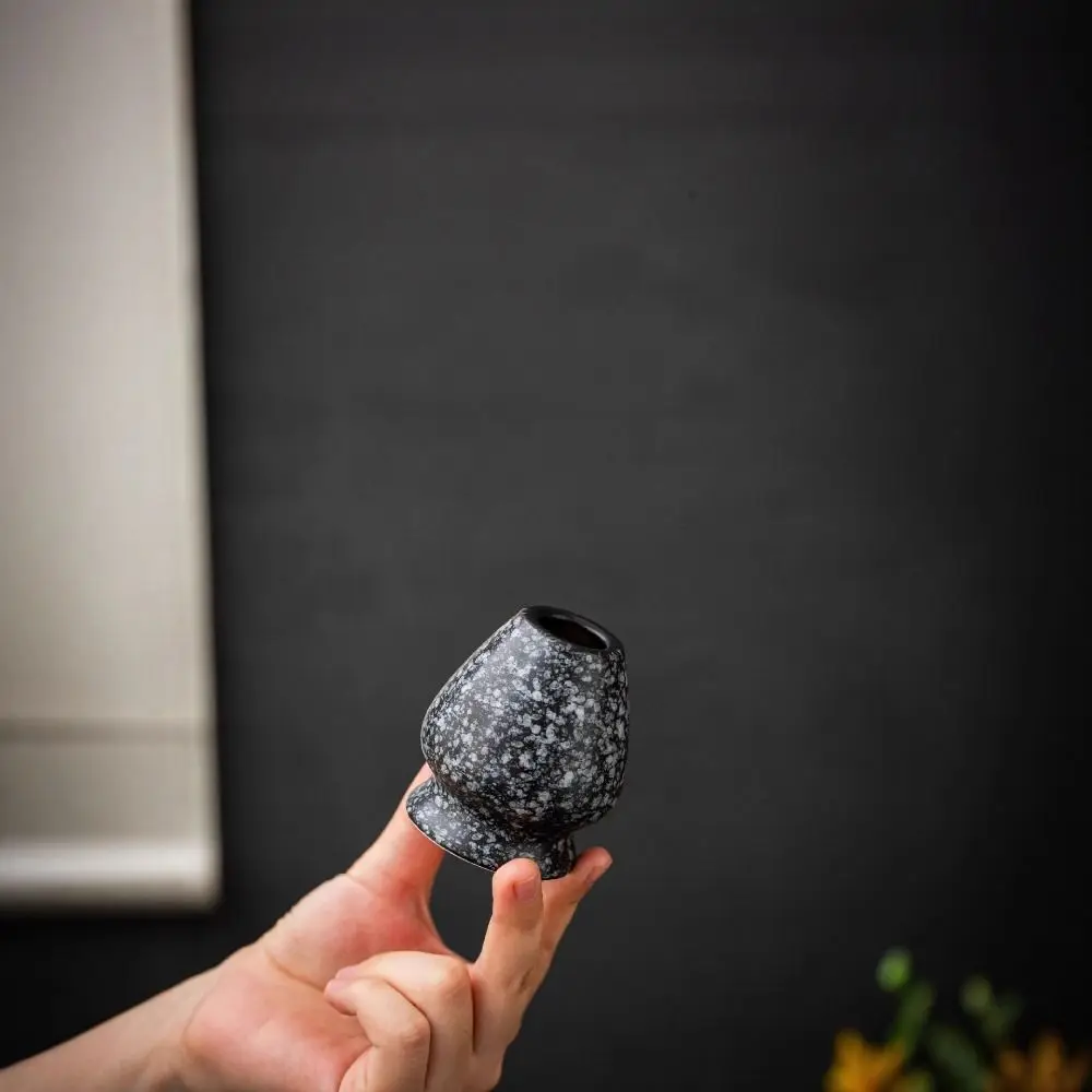 

2Pcs Pouring Spout Matcha Bowl Set Reusable Smooth Surface Matcha Tea Set Multipurpose Easy To Clean Ceramic Matcha Tool