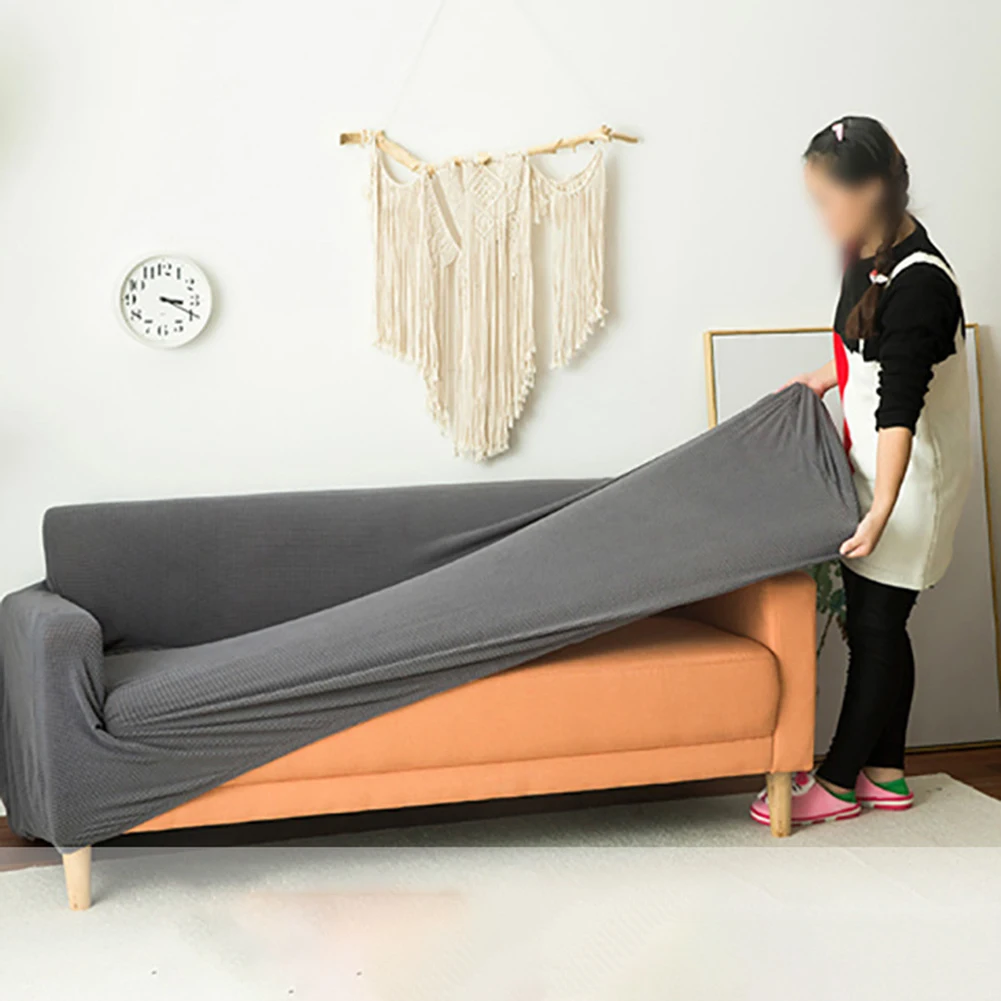 

Sofa Cover with Jacquard Pattern Anti Slip Feature and Waterproof Material Designed for Sizes from 145 to 185 cm