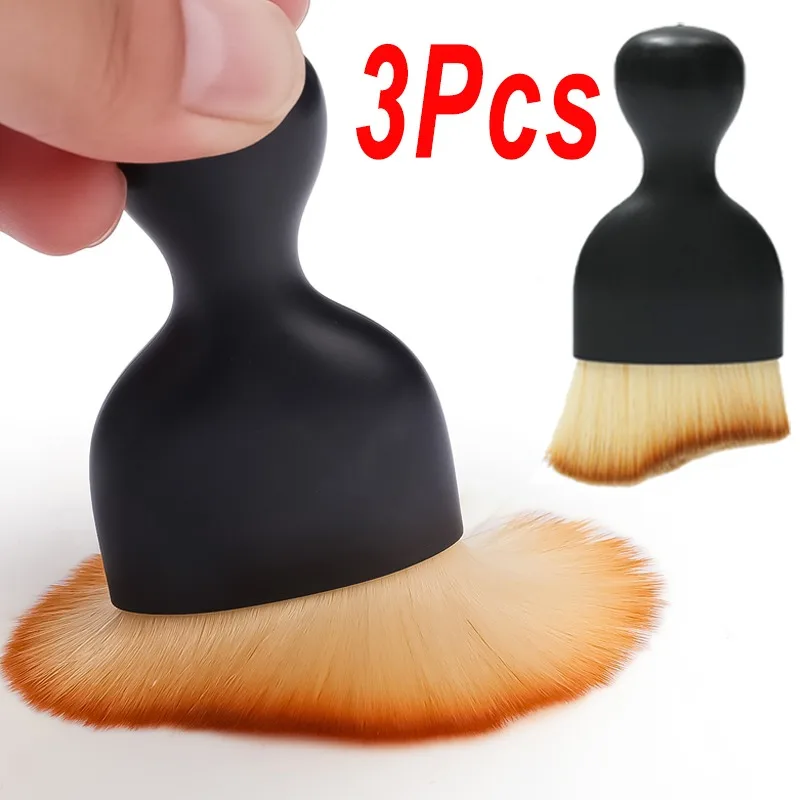 Car Interior Cleaning Brush Auto Center Console Air Conditioning Outlet Detailing Brush Super Soft Dust Removal Brushes Tools