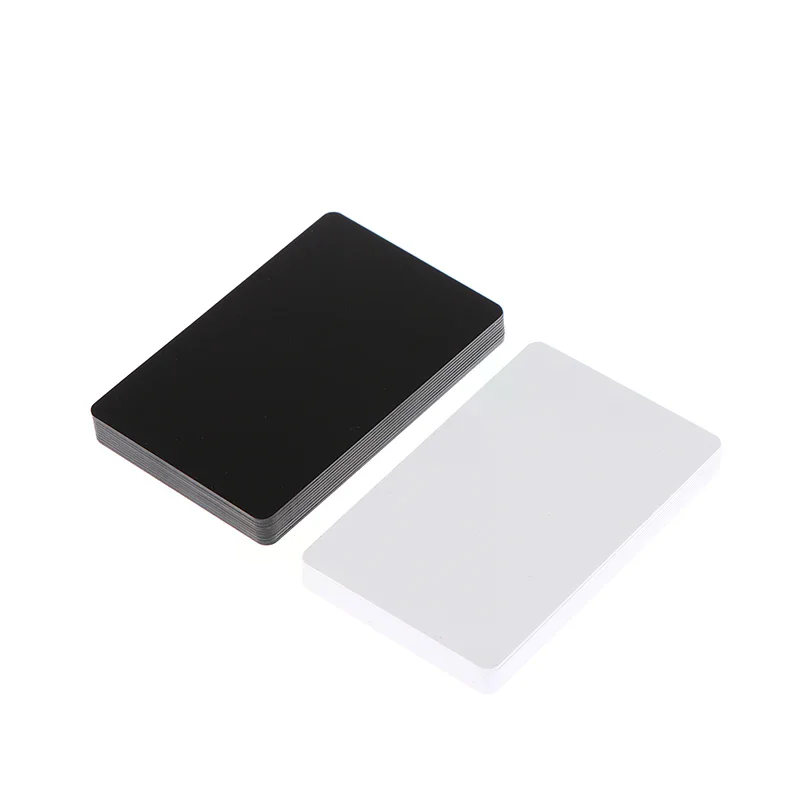 5/10Pcs NFC215 Black White Cards Rewritable NFC NT-AG215 PVC Cards Blank Easy Convenient Programmable NFC Business Card