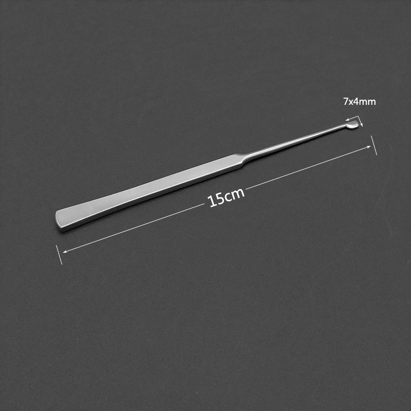 Cuchillo de Mucosa Nasal de acero inoxidable, cuchillo tipo D Nasal, cuchilla de acero inoxidable, separador de menstruación, pelador Nasal