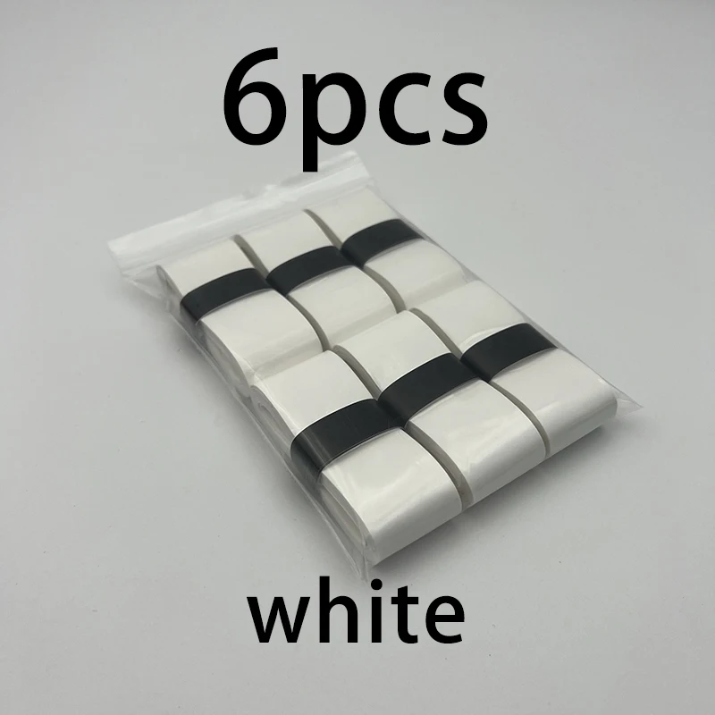 6 Pieces Original Overgrip Anti Slip Tennis Racket Sweatband Grips Padel Shock Absorption Grip Tape Training Accessories