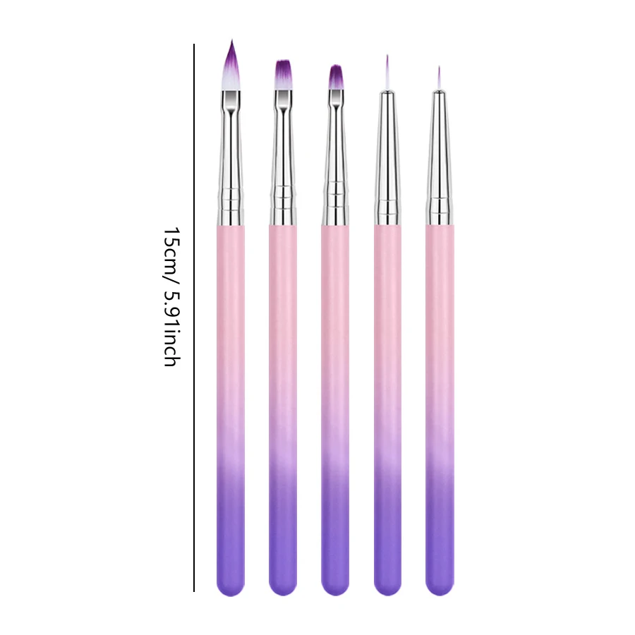 Nail Art Pinsel Set Detaillierung Carving Dotting Dual-Head Pinsel für Acryl UV Gel Polnisch Maniküre Werkzeuge – Detail 13