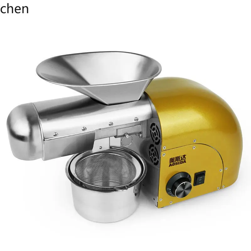 آلة ضغط الزيت HXL المنزلية الذكية الأوتوماتيكية بالكامل آلة الضغط على زيت الفول السوداني الباردة والساخنة