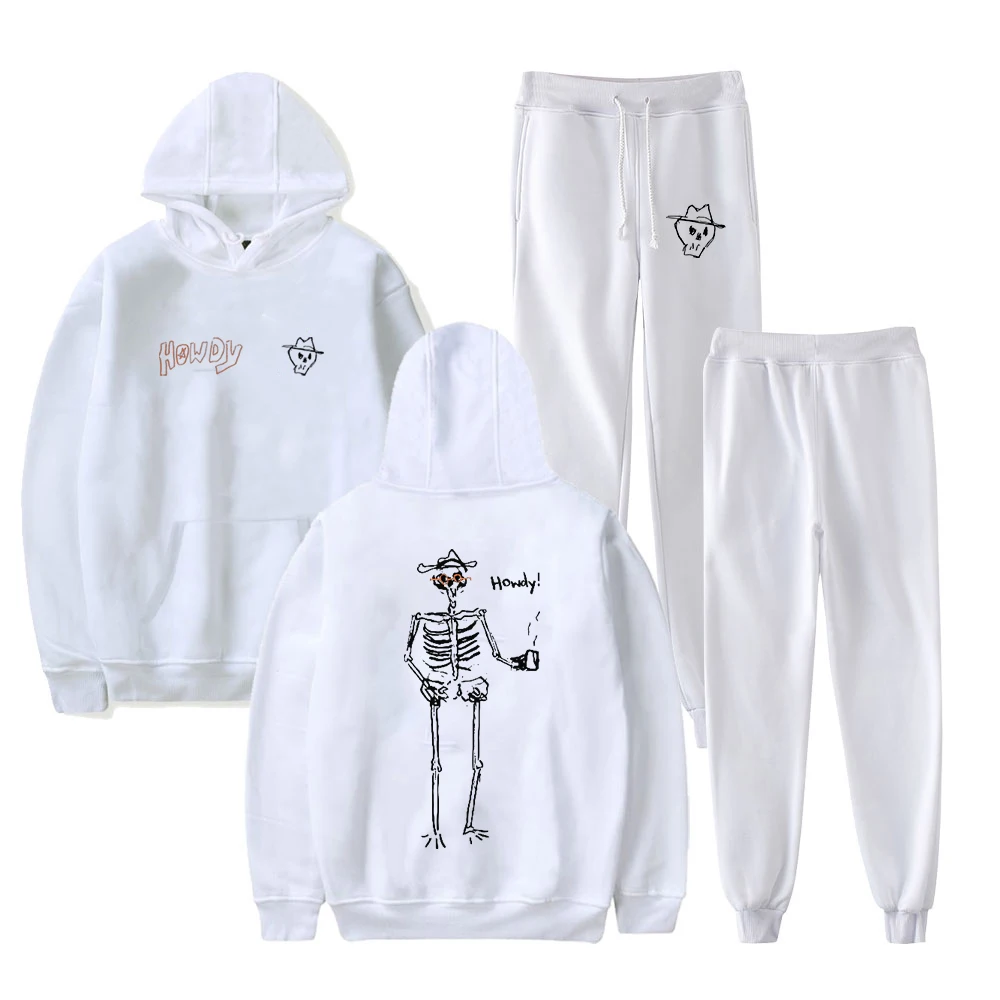 

Ryan Trahan Howdy Merch Hoodie Jogger Pants Two Piece Set Sweatshirts+Sweatpants 2024 Tour Women Men's Set