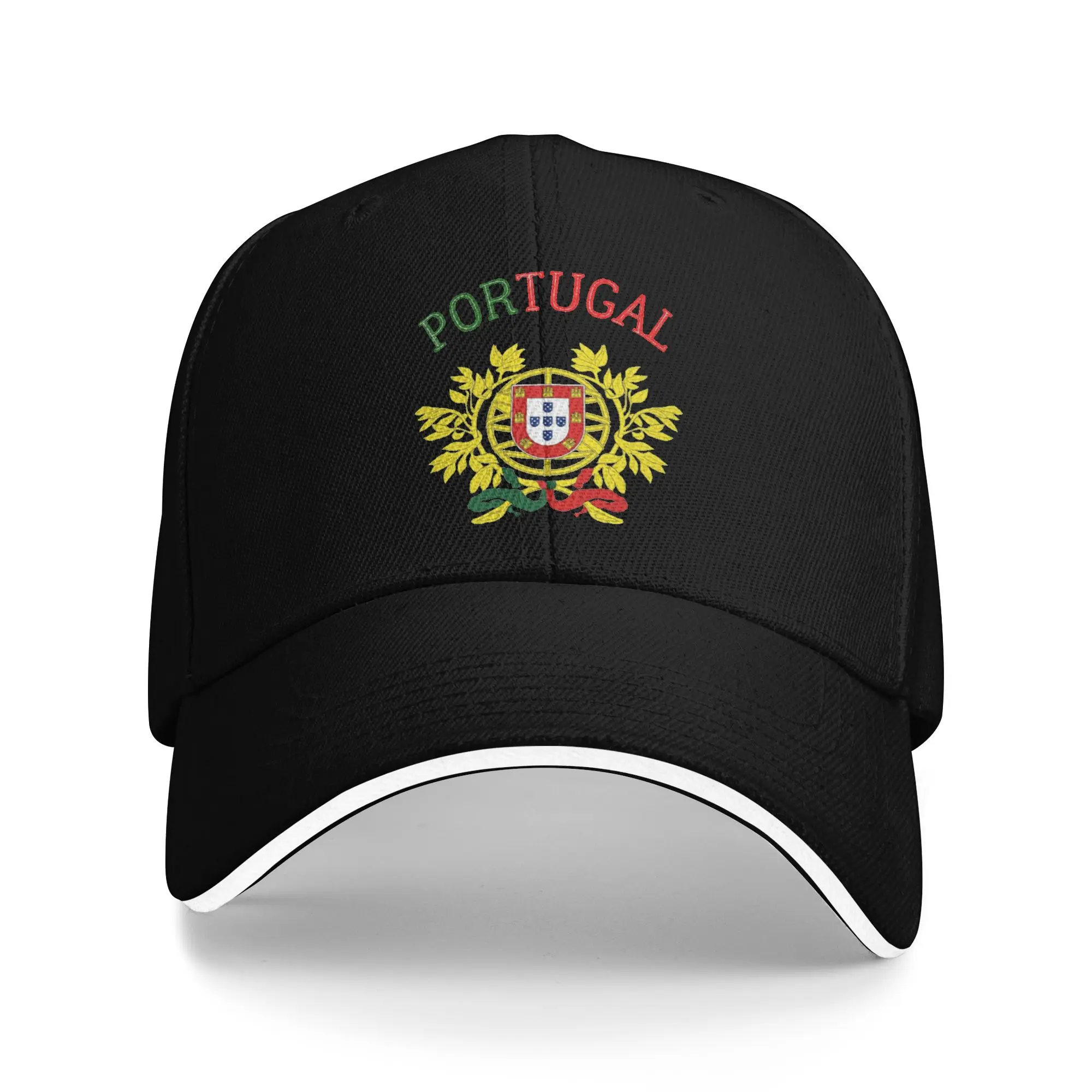 Portugal Coat of Arms Hiking Baseball Caps For Mens  Adult Snapback Cap Female Summer Sunscreen Hat