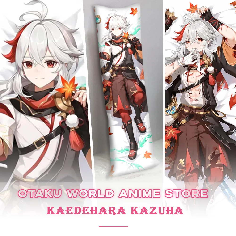 

Genshin Impact Dakimakura Pillowcase Kaedehara Kazuha Otaku Hugging Body Prop Anime Game Role Gift Adult 3D Printing Decor Prop