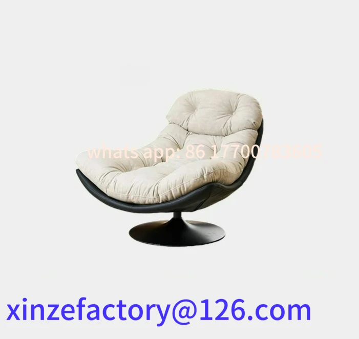 

Customizable HXL single sofa living room balcony leisure chair rotatable sofa chair