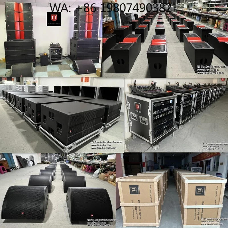 New Design Active Passive Line Array Speaker Professional Audio Equipment for Outdoor Stage Wedding Concert Shows