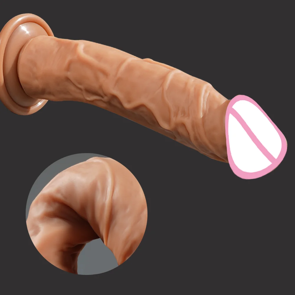 Realistic G-Spot Silicone Dildo with Suction Cup for Couples Vagina Stimulator Men's Strapon Anal Dildo Adult Sex Toy