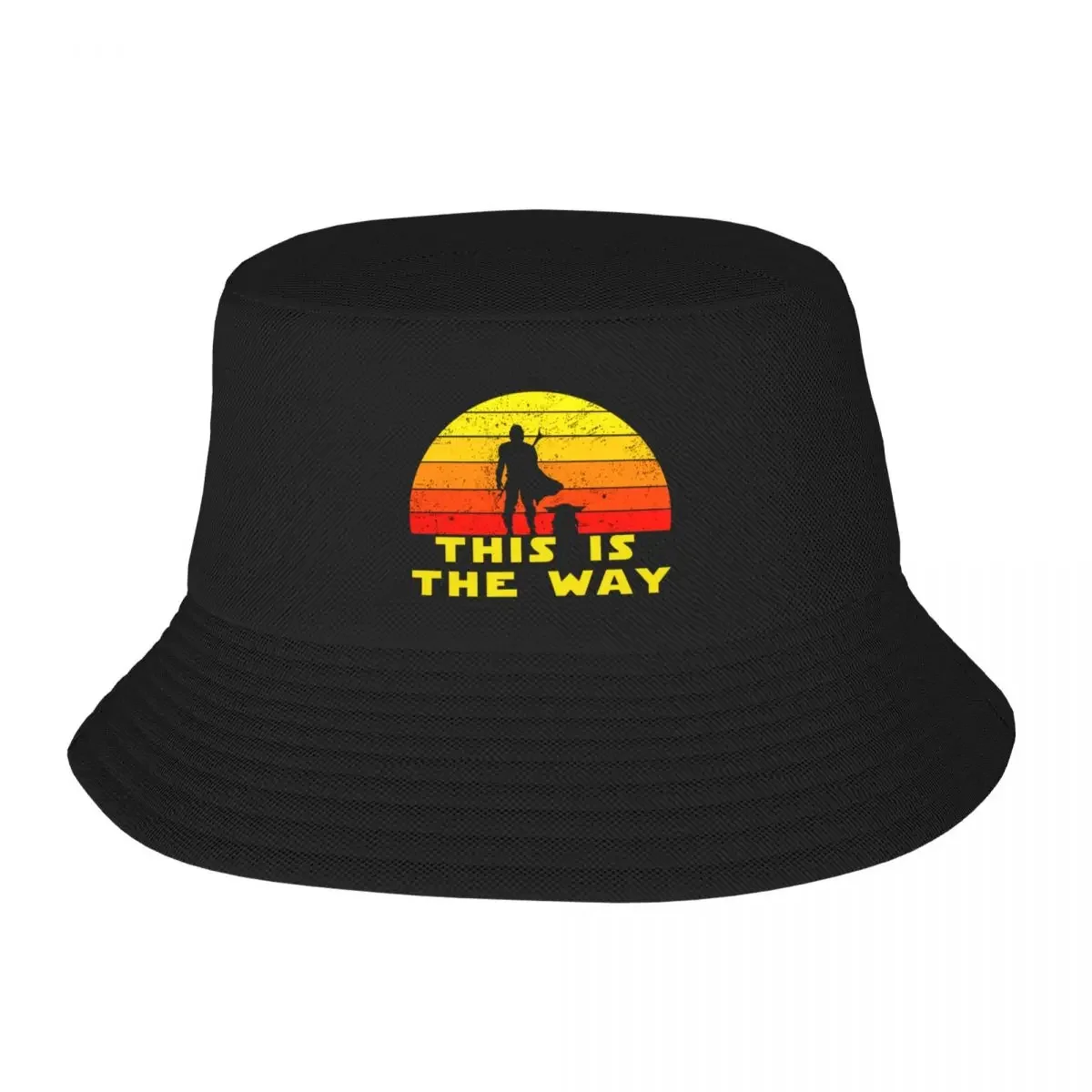 Mando Retro This is The Way ( variant ) Bucket Hat tea Hat Hat Men Wear Women's