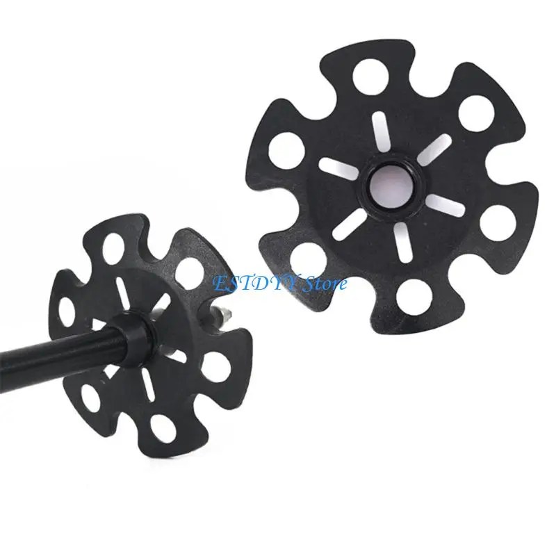 G6DE Walk Cane Snowflake Basket Mud Sand Hiking Poles Accessories Enduring