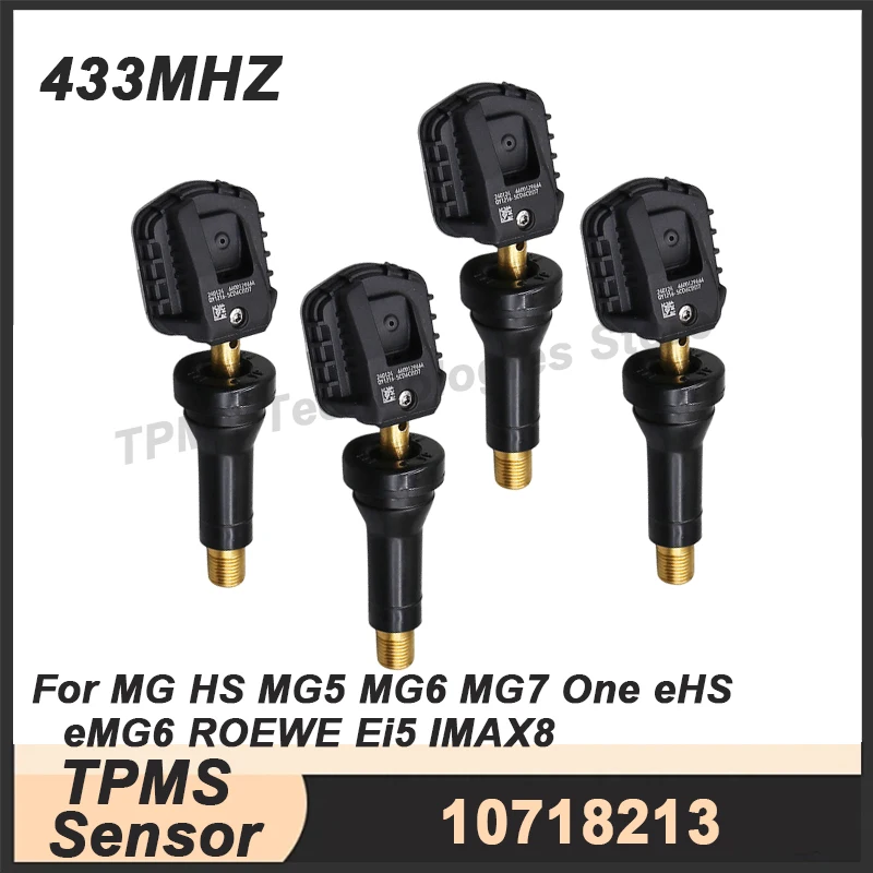 

4PCS TPMS Tire Pressure Sensor For MG HS MG5 MG6 MG7 eHS ROEWE Ei5 IMAX8 LOMEMO 433MHZ 10718213